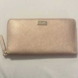 Kate Spade Rose Gold Wallet